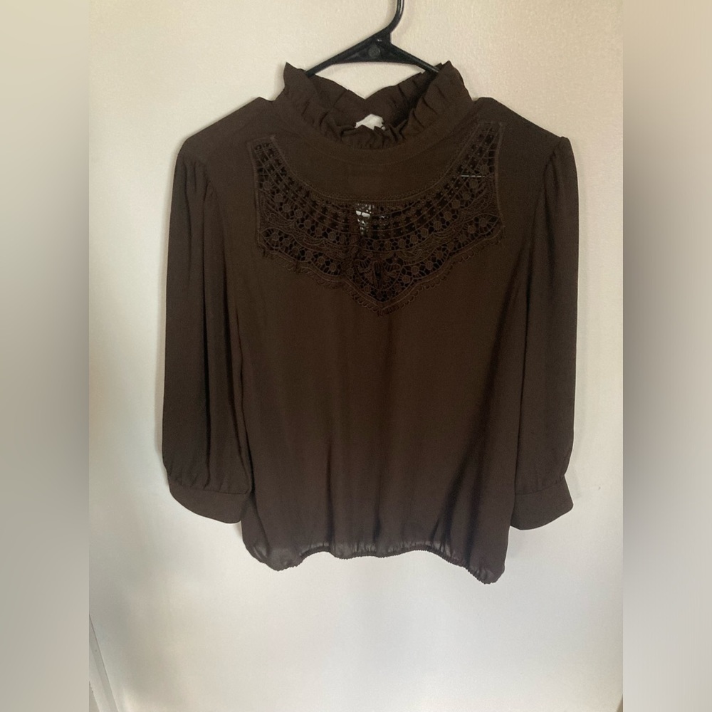 New York & Company long sleeve blouse in size Medium